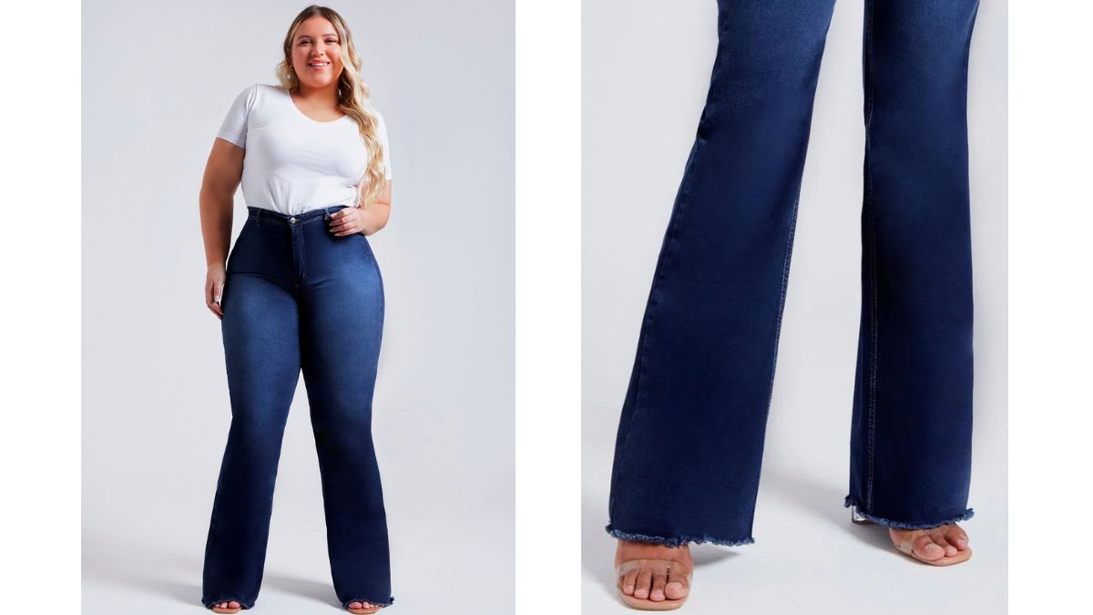 A Wide Leg perfeita chegou com a calça jeans para mulheres baixinhas da MODAB