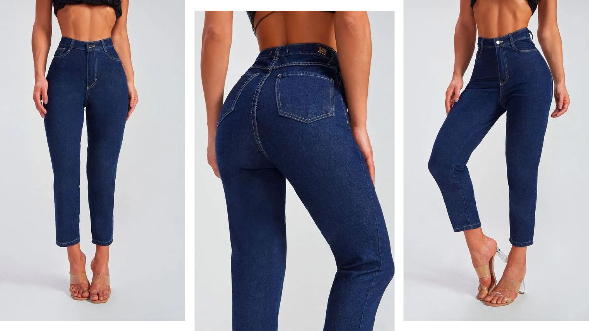 E como a MODAB sempre vai deixar você por dentro de todas as tendências, produzimos a Calça Jeans Mom Clássica, que vai combinar com absolutamente tudo!
